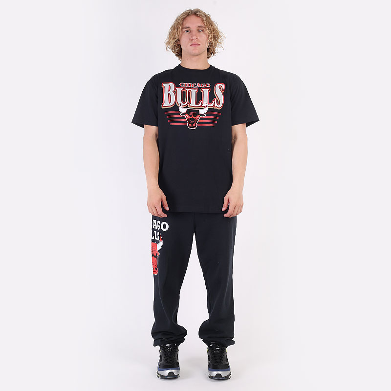 Мужская футболка Mitchell and ness Metallic Shadow Traditional Tee (A0713118BLK)  - цена, описание, фото 5